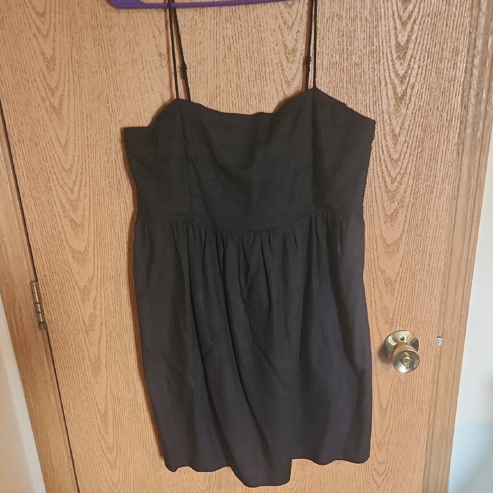 Express Black Ruffled Dress